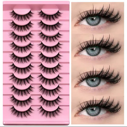 Dramatic Smoky Cat Eye False Eyelashes